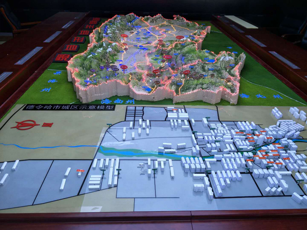 蘭州沙盤地圖制作